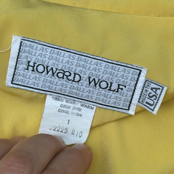 Howard Wolf Silky Yellow Jacket - Picture 6 of 6